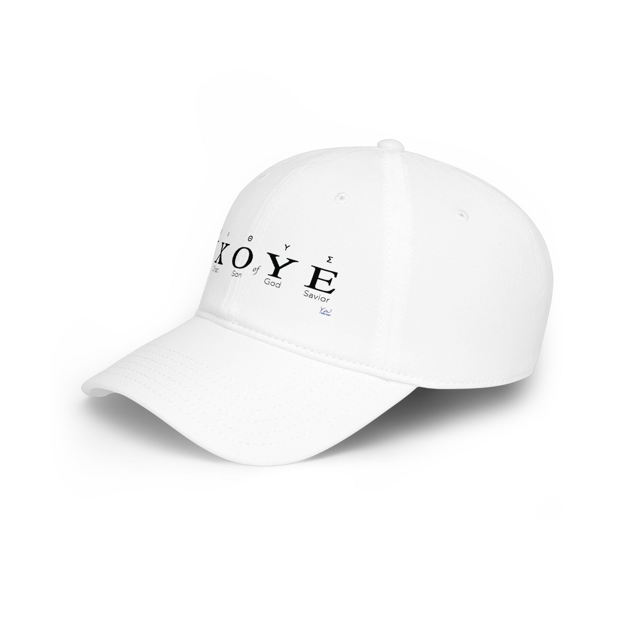 IXOYE Fish Symbol Baseball Cap — Christian Faith Low Profile Hat
