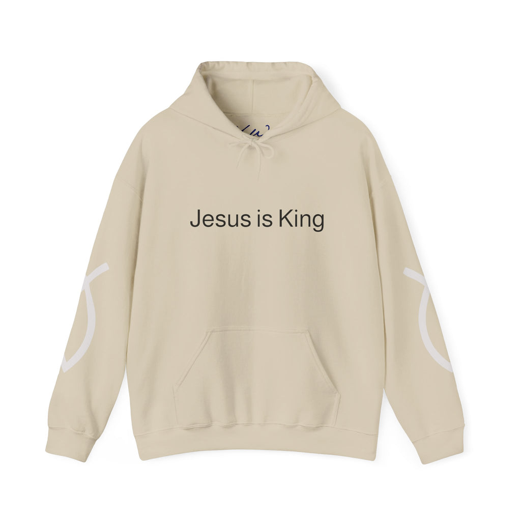 Jesus Is King Hoodie - Sleeve Design Variance — Faith Pullover