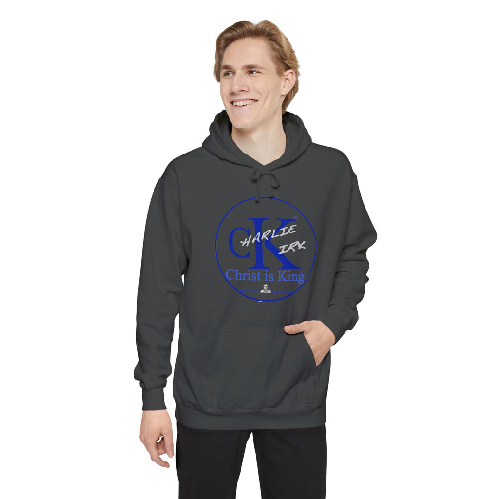 Charley Kirk Commemorative Hoodie — Garment-Dyed, Relaxed Fit