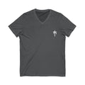 It Is Finished V-Neck Tee — Christian Faith Cross Tee