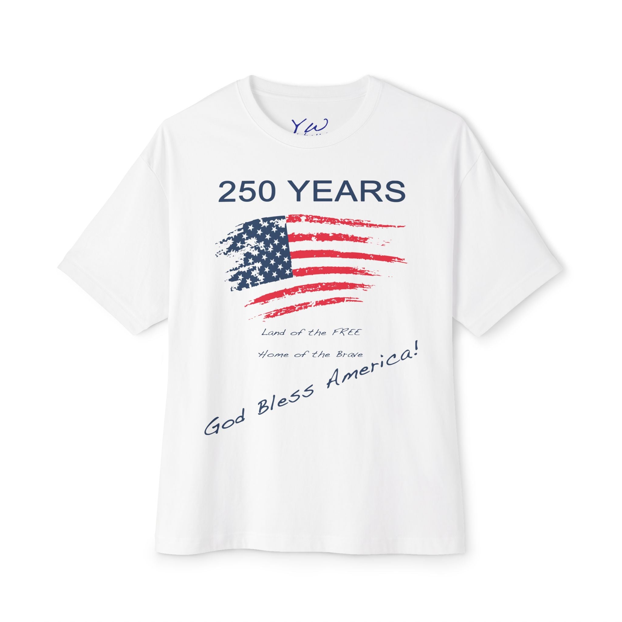 God Bless America Boxy Tee — Protect God, Family, Country