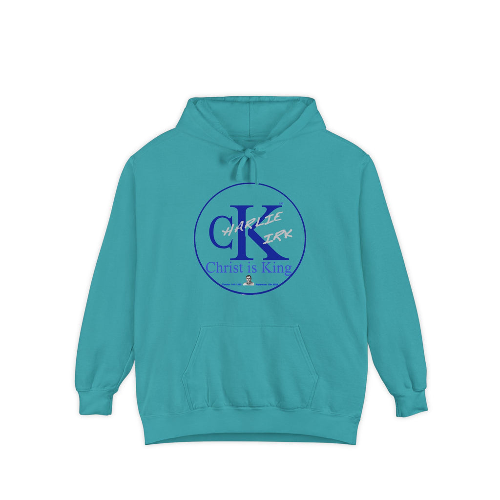 Charley Kirk Commemorative Hoodie — Garment-Dyed, Relaxed Fit